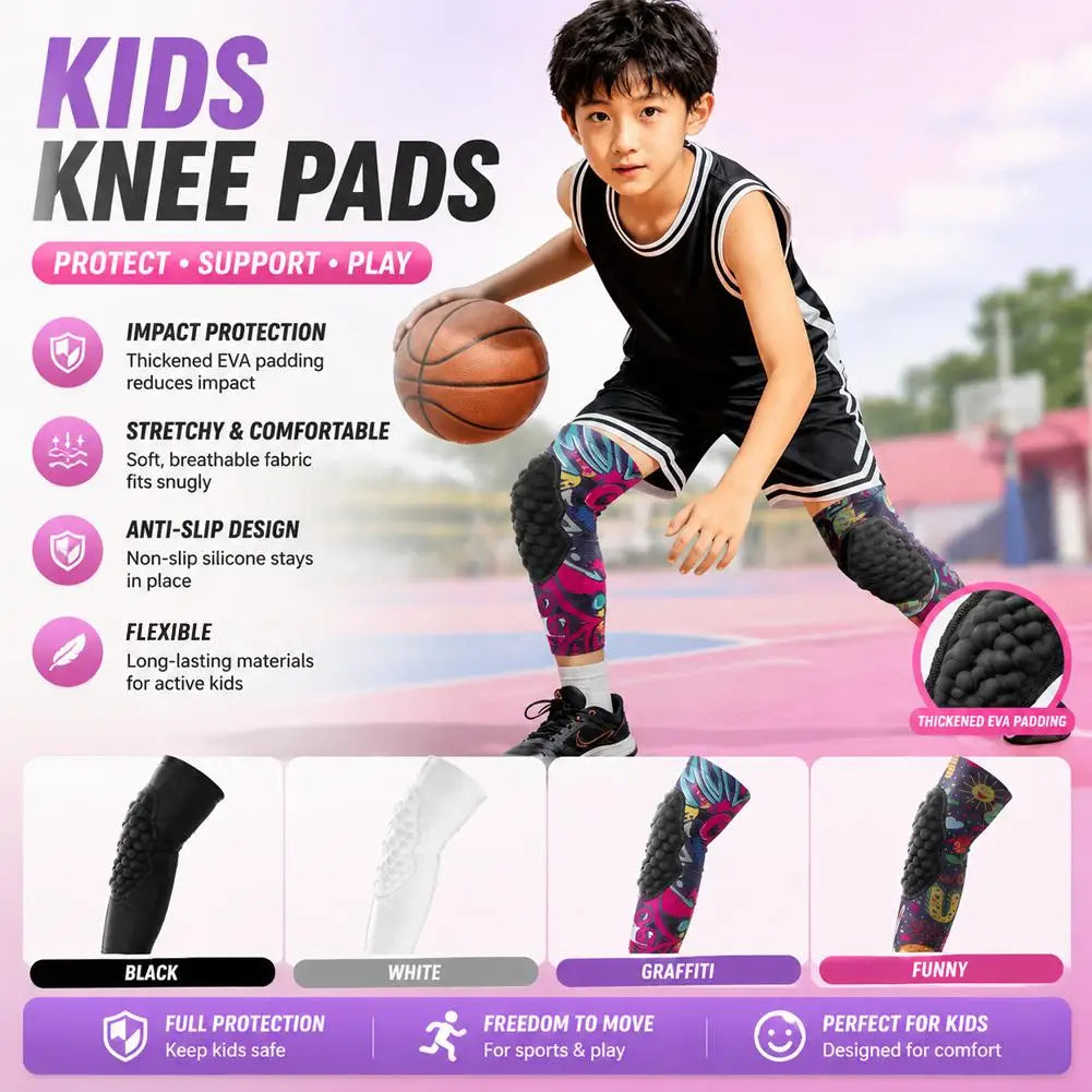 Youth Knee Brace & Calf Compression Sleeves | Soccer & Skating Youth Knee Sleeve QXL