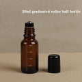 Brown Glass Roll-On Bottles 5ml–50ml | Essential Oil Roller Glass Roller Bottle QXL 20ml