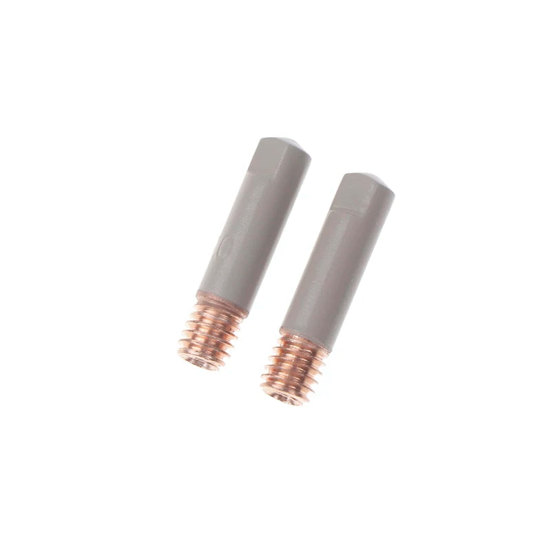 2-Pack 15AK MIG Welding Contact Tips | Coated Copper M6 25mm Welding Contact Tips QXL
