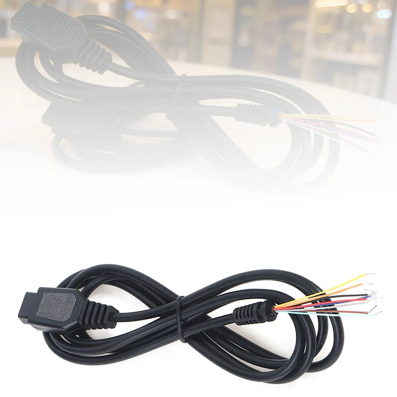 9-Pin 1.5M Extension Cable for Sega Genesis 2 MD2 Gamepad Gamepad Extension Cable QXL