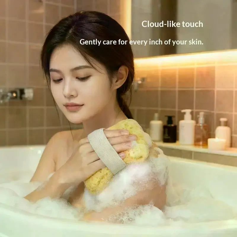 Ultra Soft Bath Sponge | Fast Foaming Body Scrubber Bath Sponge Scrubber QXL