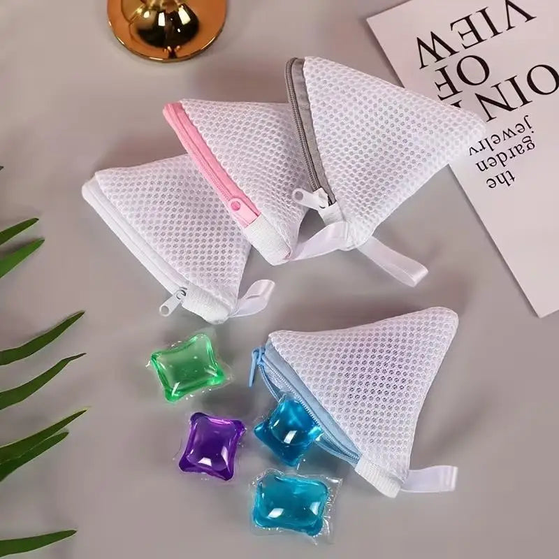 3-Pack Zippered Mesh Laundry Bags for Delicates & Beads Mesh Laundry Bags QXL