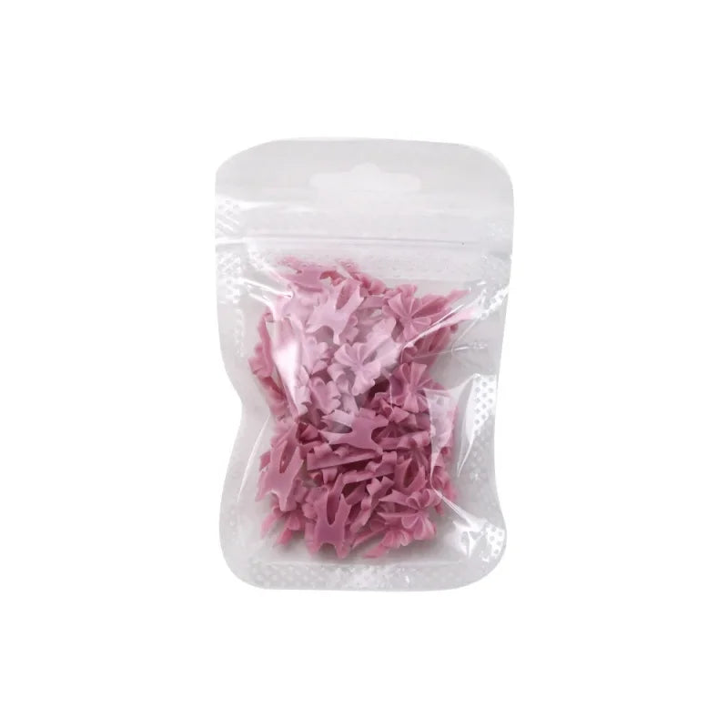 20-Pc 3D Resin Ribbon Bow Nail Charms | Japanese Nail Art Decor Nail Art Charms QXL
