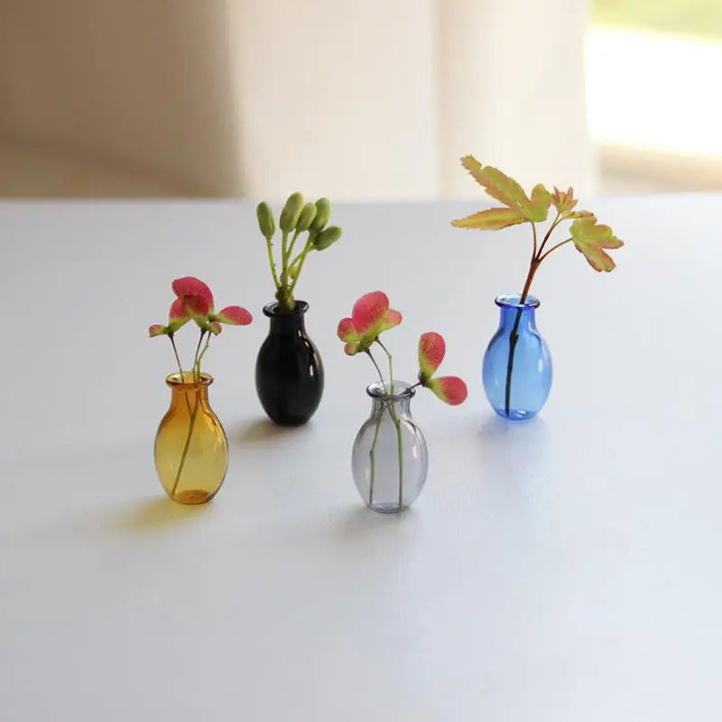 3D Glass Vase Fridge Magnet | Mini Micro Landscape Decor Decorative Fridge Magnet QXL