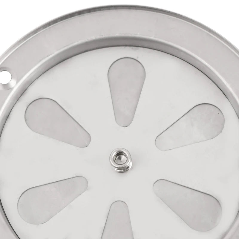 Round Adjustable Air Vent Grille 95mm 125mm | Stainless Steel Air Vent Grille QXL