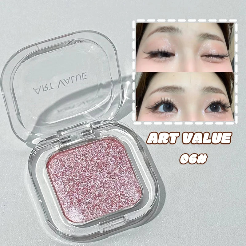 Art Value Single Color Eyeshadow | Shimmer, Matte & Glitter Single Color Eyeshadow QXL 06