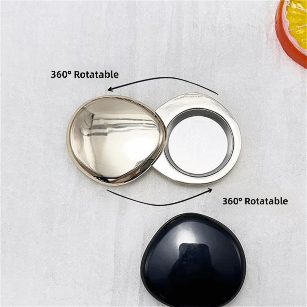 Zinc Alloy Solid Perfume Container | Refillable Travel Balm Box Solid Perfume Container QXL