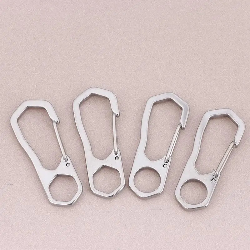 Stainless Steel Carabiner Clips 2/5-Pack | Rustproof Spring Buckle Carabiner Spring Clips QXL