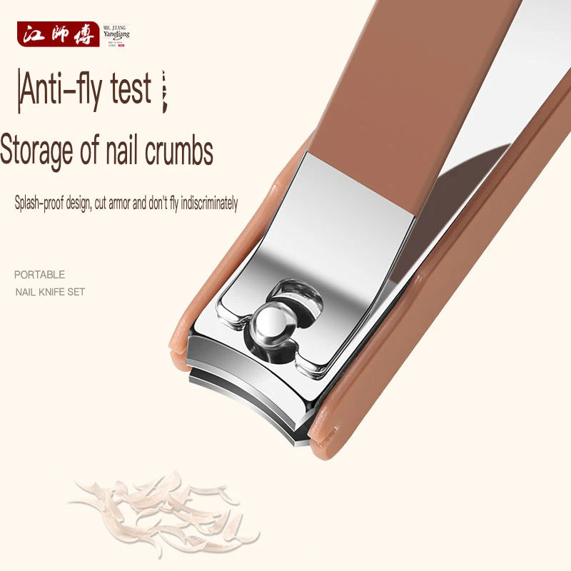 Anti-Splash Stainless Steel Nail Clipper Set | Men & Women Nail Clipper Set QXL