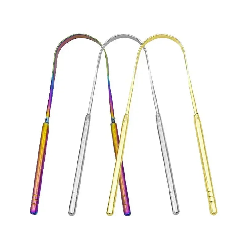 U-Shaped Stainless Steel Tongue Scraper | 4 Colors Tongue Scraper QXL