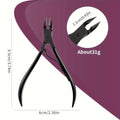 FUMOSIK Cuticle Nippers – Stainless Steel Manicure Tool Cuticle Nipper QXL Black