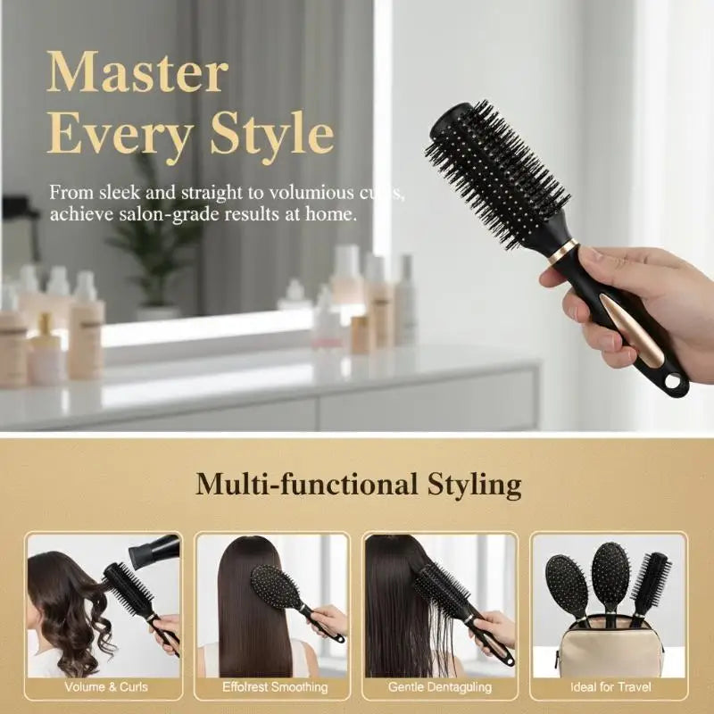 Paddle Massage Hair Brush | Detangling & Smoothing All Hair Types Paddle Hair Brush QXL