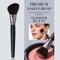 KOSSHOW Angled Blush Brush – Soft Nylon, Wood Handle Angled Blush Brush QXL black