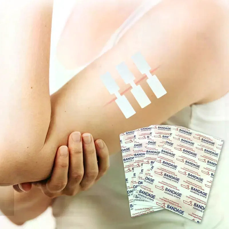 Butterfly Closure Strips | Adhesive Wound Bandages 25/50 Pack Wound Closure Strips QXL