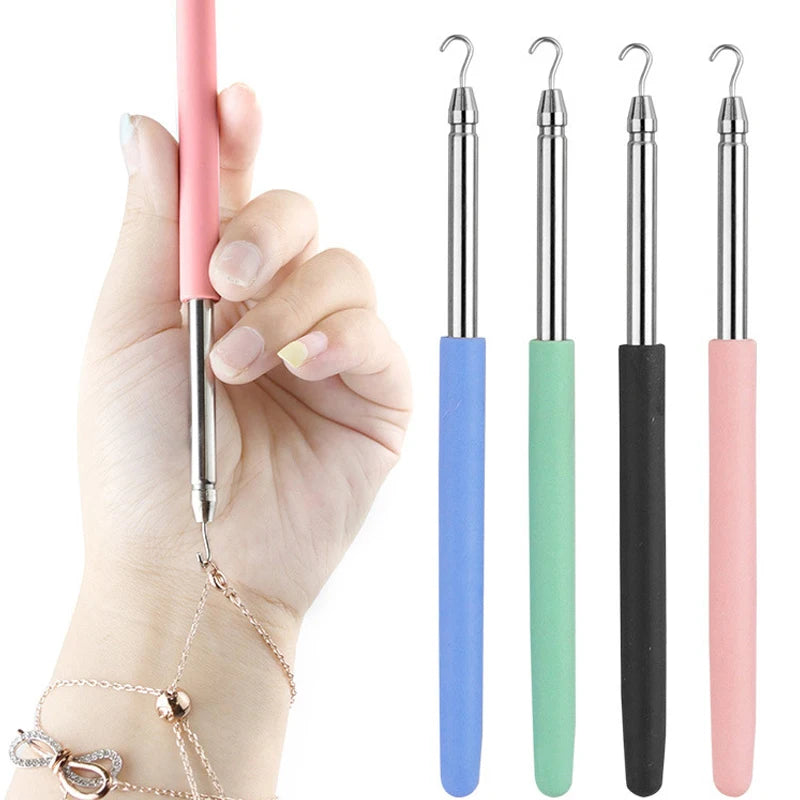 Bracelet Clasp Helper Tool | One-Hand Fastening Plier Jewelry Wearing Aid QXL