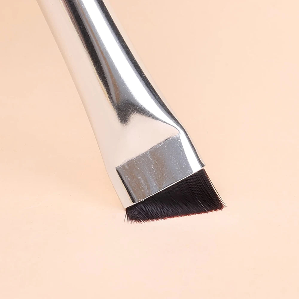 5-Pc Angled Eyebrow & Eyeliner Brush Set | Ultra-Thin Detail Eye Makeup Brush Set QXL