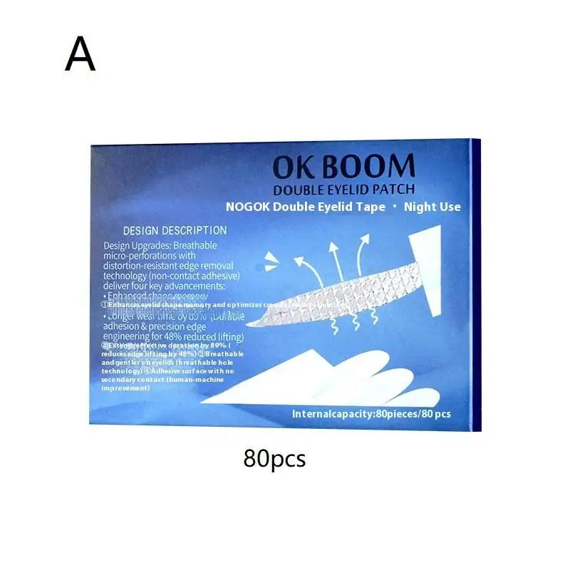 40/80pc Sleep Double Eyelid Stickers | Invisible Waterproof Eyelid Tape Stickers QXL A