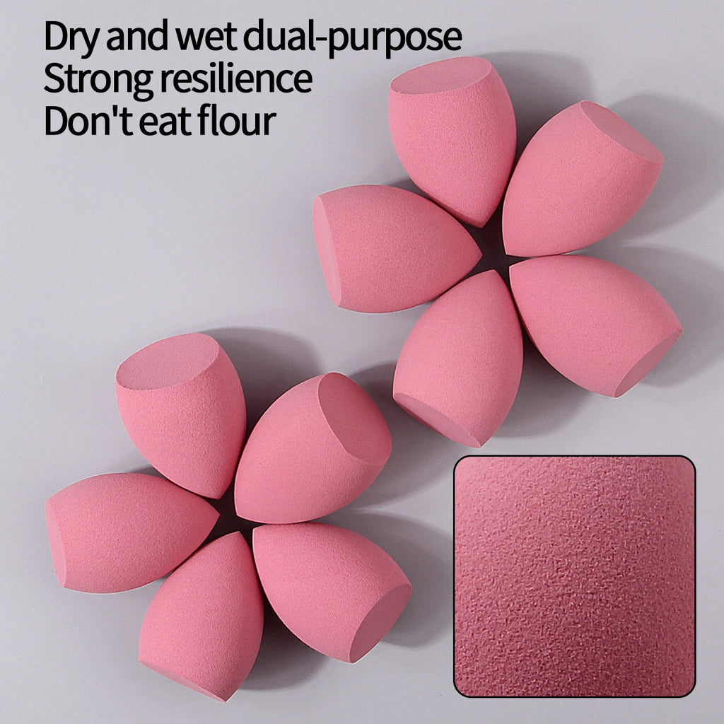 10-Pack Soft Makeup Sponge Puffs | Dry & Wet Beauty Eggs Makeup Sponge Puffs QXL
