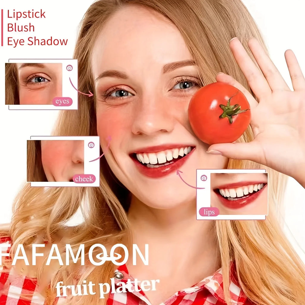 Fruity Lip Tint Gloss 4 Colors – Waterproof & Long-Lasting | Fafamoon Liquid Lip Tint QXL