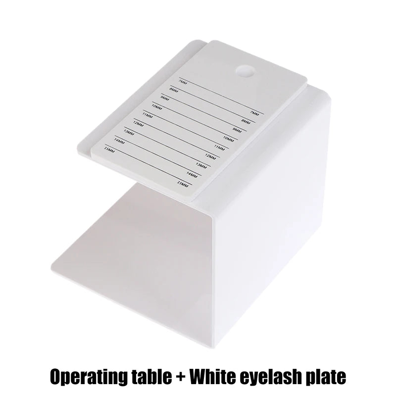 Acrylic Eyelash Extension Stand & Glue Holder Console Lash Extension Stand QXL White