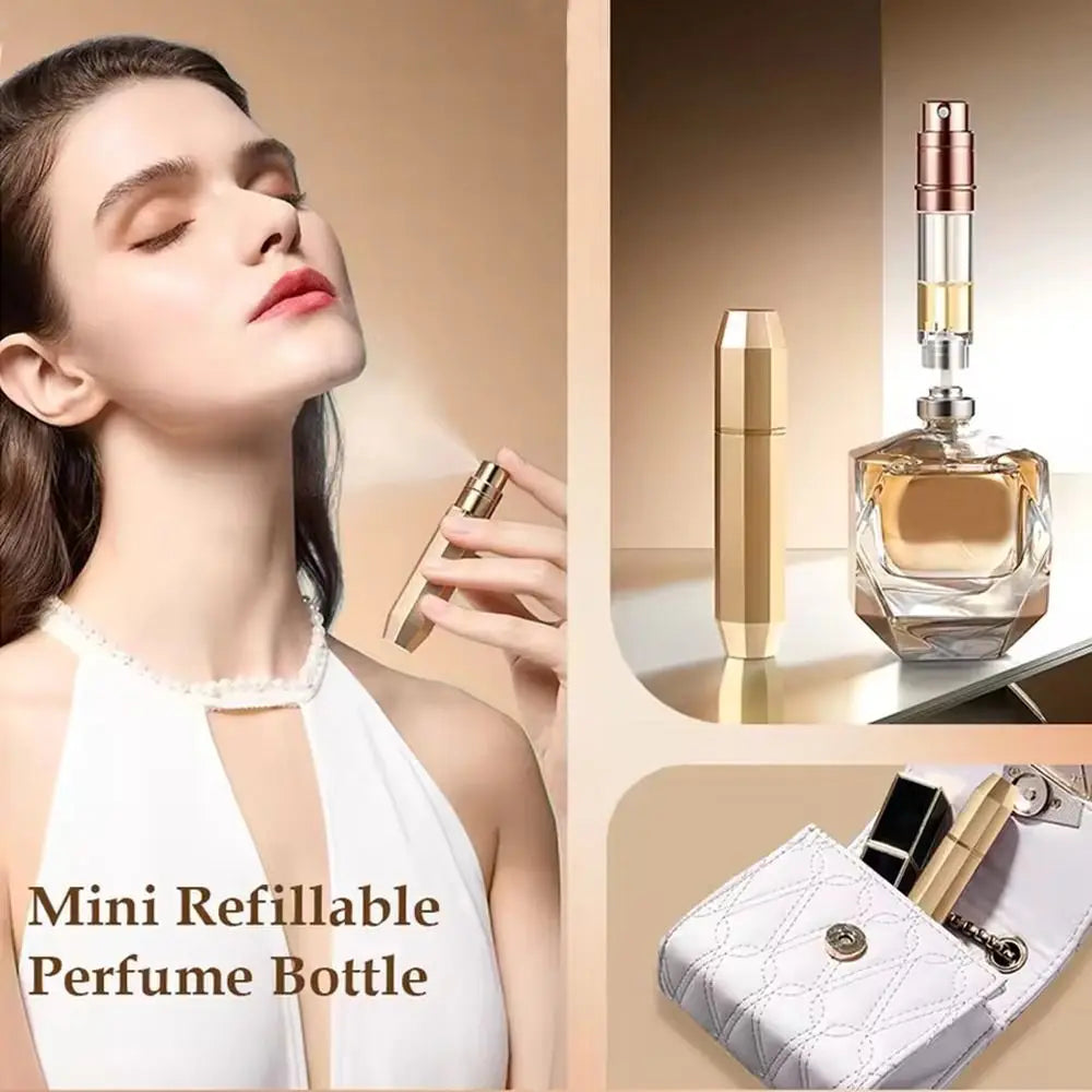 5ml Refillable Travel Perfume Spray Bottle – Ultra-Fine Mist Perfume Atomizer QXL