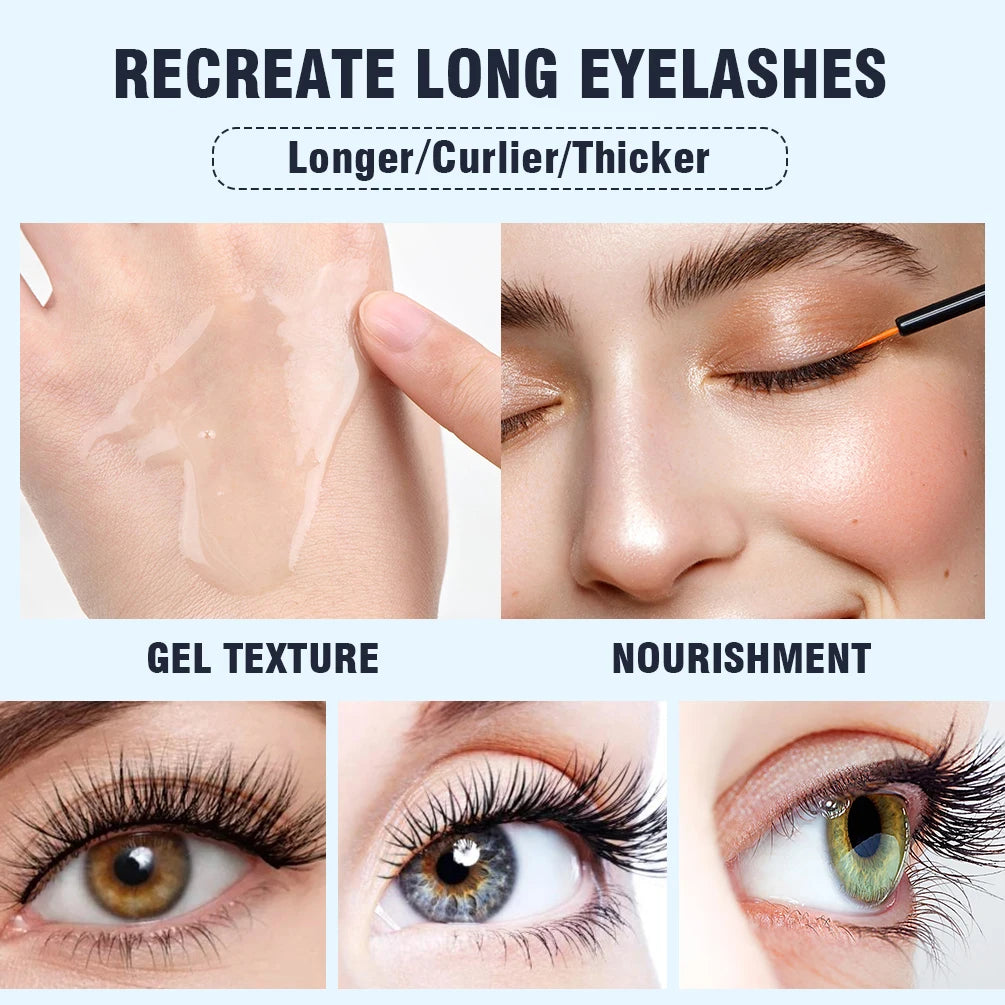 QiBest Eyelash & Eyebrow Growth Serum – Fuller, Thicker Lashes Eyelash Growth Serum QXL