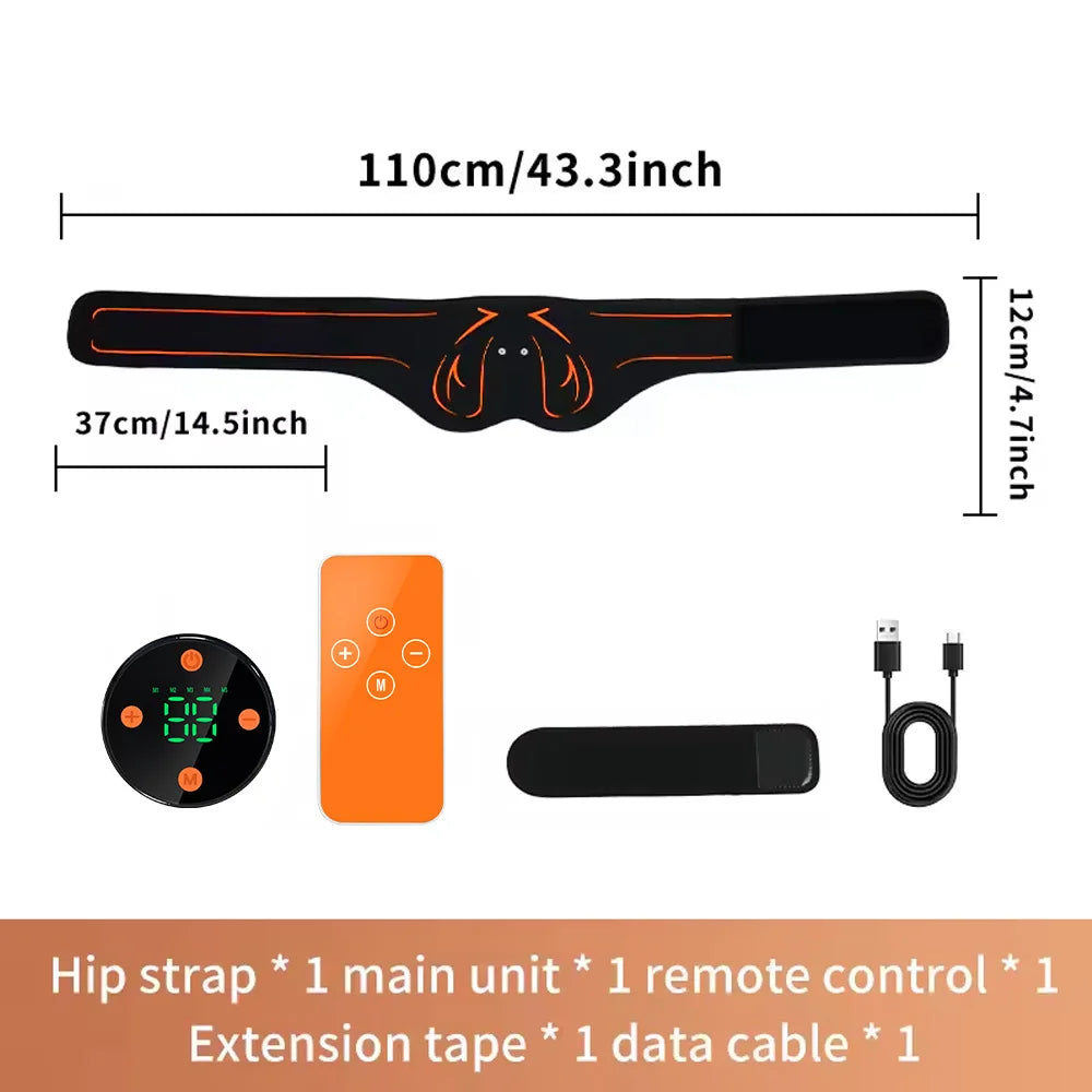 EMS Glute Toner & Hip Massager | Butt Lift Trainer EMS Muscle Toner QXL