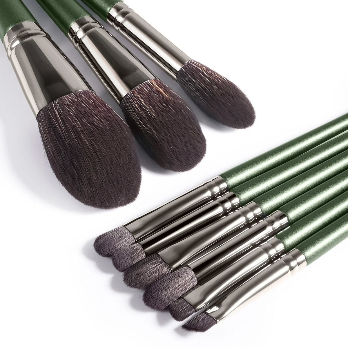 9-Piece Makeup Brush Set | Foundation, Contour & Eye Brushes Makeup Brush Set QXL