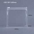 Clear PVC Travel Makeup Bag | Zipper Organizer Pouch Travel Makeup Bag QXL 135-50-130mm