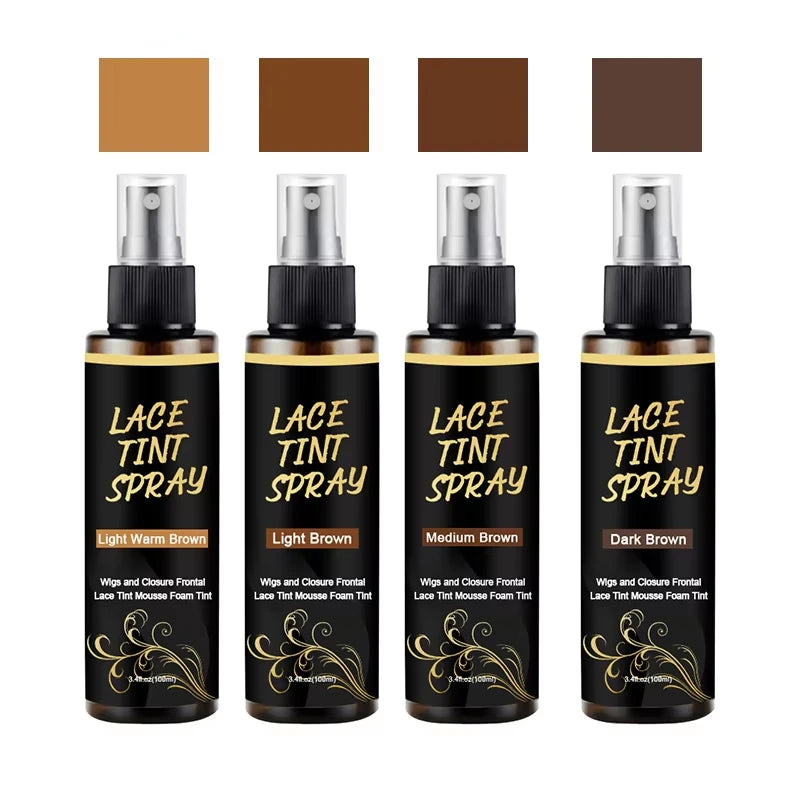 100ml Lace Tint Hold Spray for Wigs | Fast-Drying Adhesive Lace Wig Adhesive Spray QXL