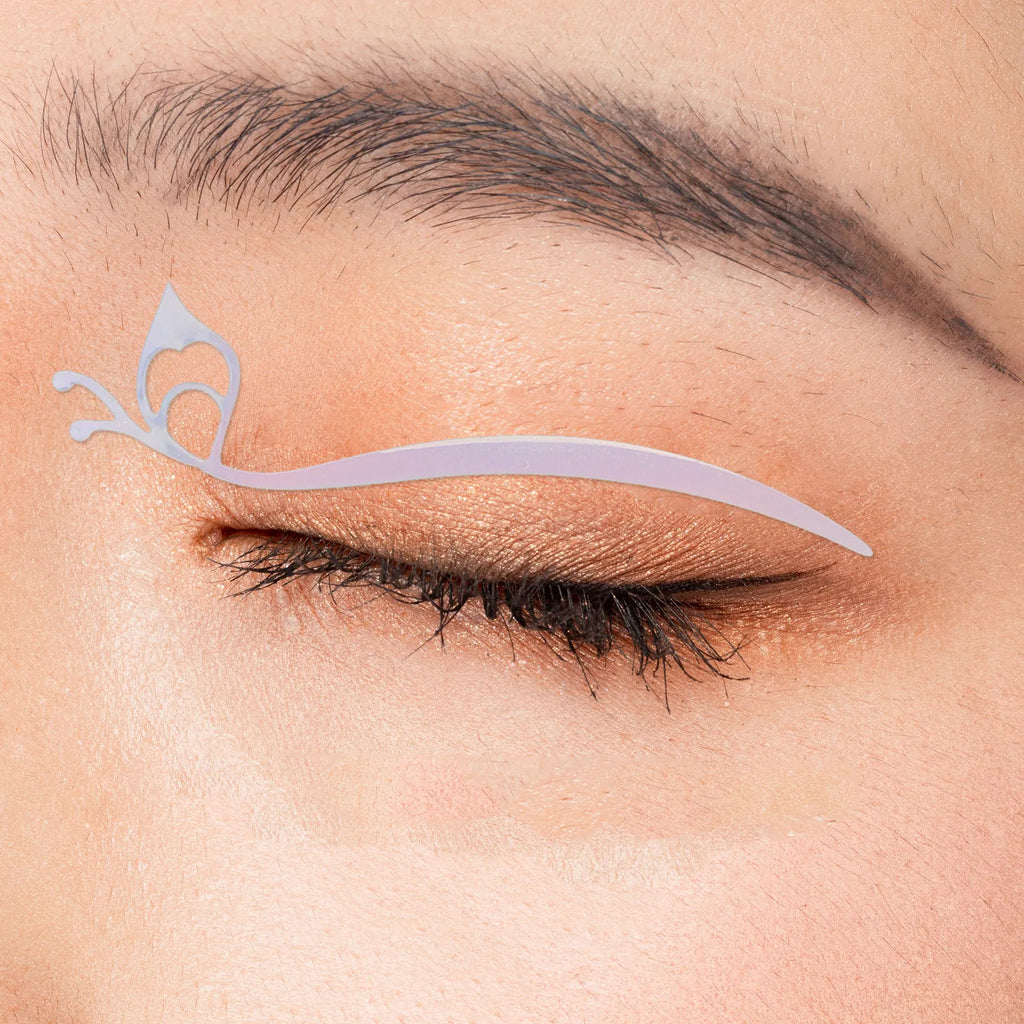 Silver Holographic Butterfly Star Eyelid Stickers – 4 Sheets Eyelid Stickers QXL