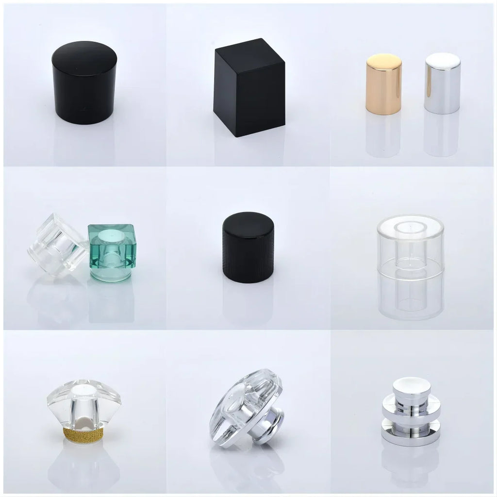 ABS Sphere Bottle Caps Gold Silver Black | 13mm & 15mm Bottle Sphere Cap QXL