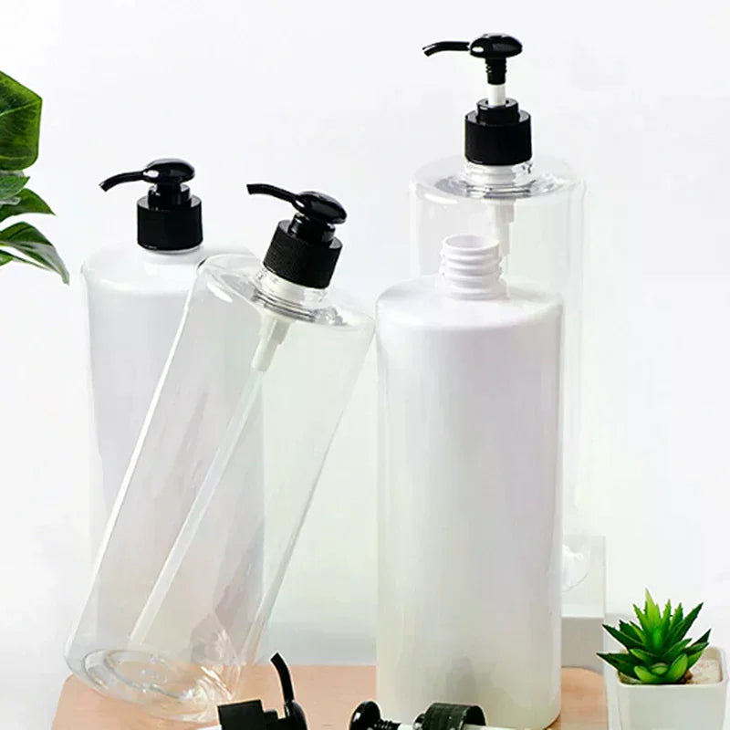 1000ml Refillable Soap & Shampoo Dispenser Bottle | Large Cap Refillable Dispenser Bottle QXL