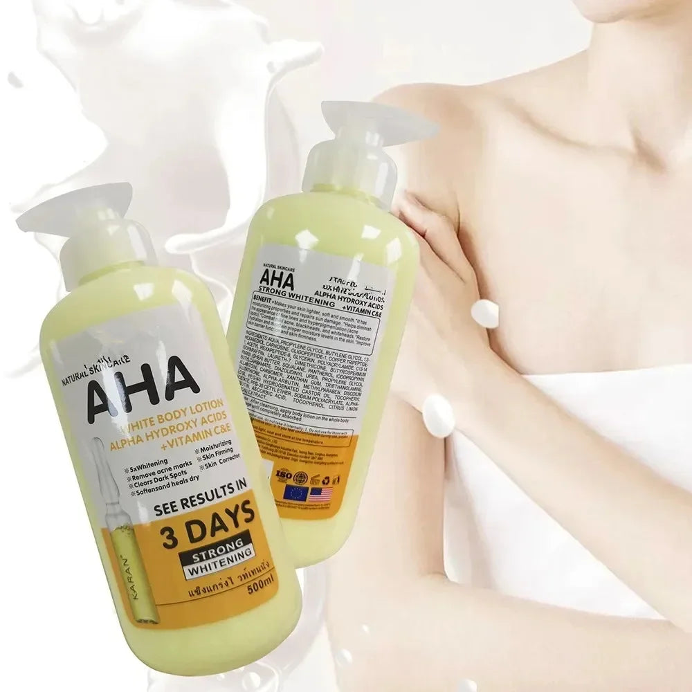 500ml Brightening Body Lotion | Vitamin C, Kojic Acid & Glutathione Brightening Body Lotion QXL Default Title