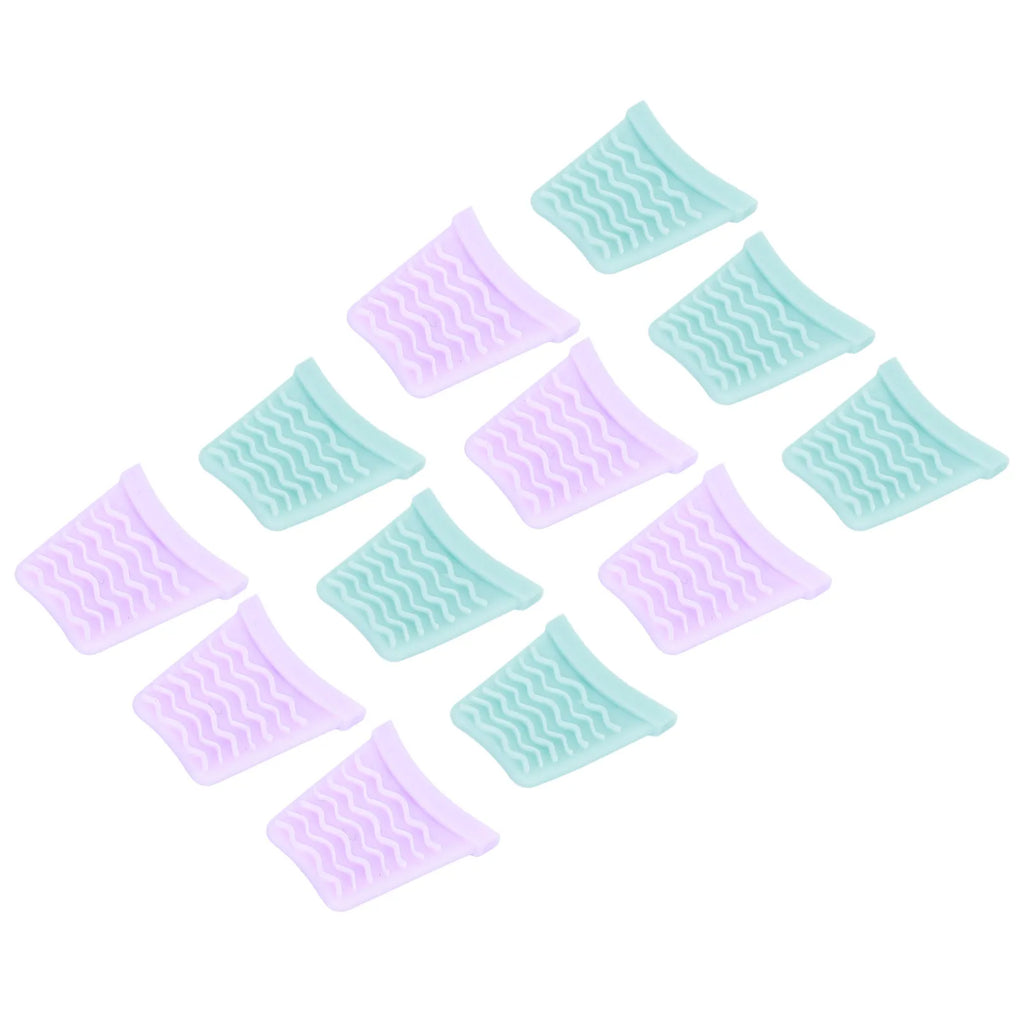 12-Pack Silicone Skin Scrubber Spatula Covers | Heat Guard Skin Scrubber Accessory QXL
