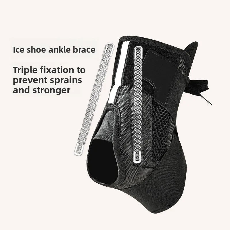 Sports Ankle Brace with Straps | Running, Basketball & Football Ankle Brace Support QXL