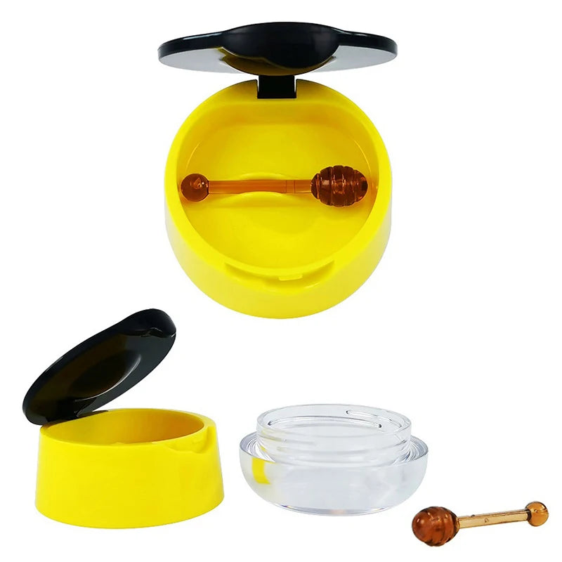 6g Refillable Empty Lip Balm Jar with Spoon | Travel Pot Lip Balm Container QXL