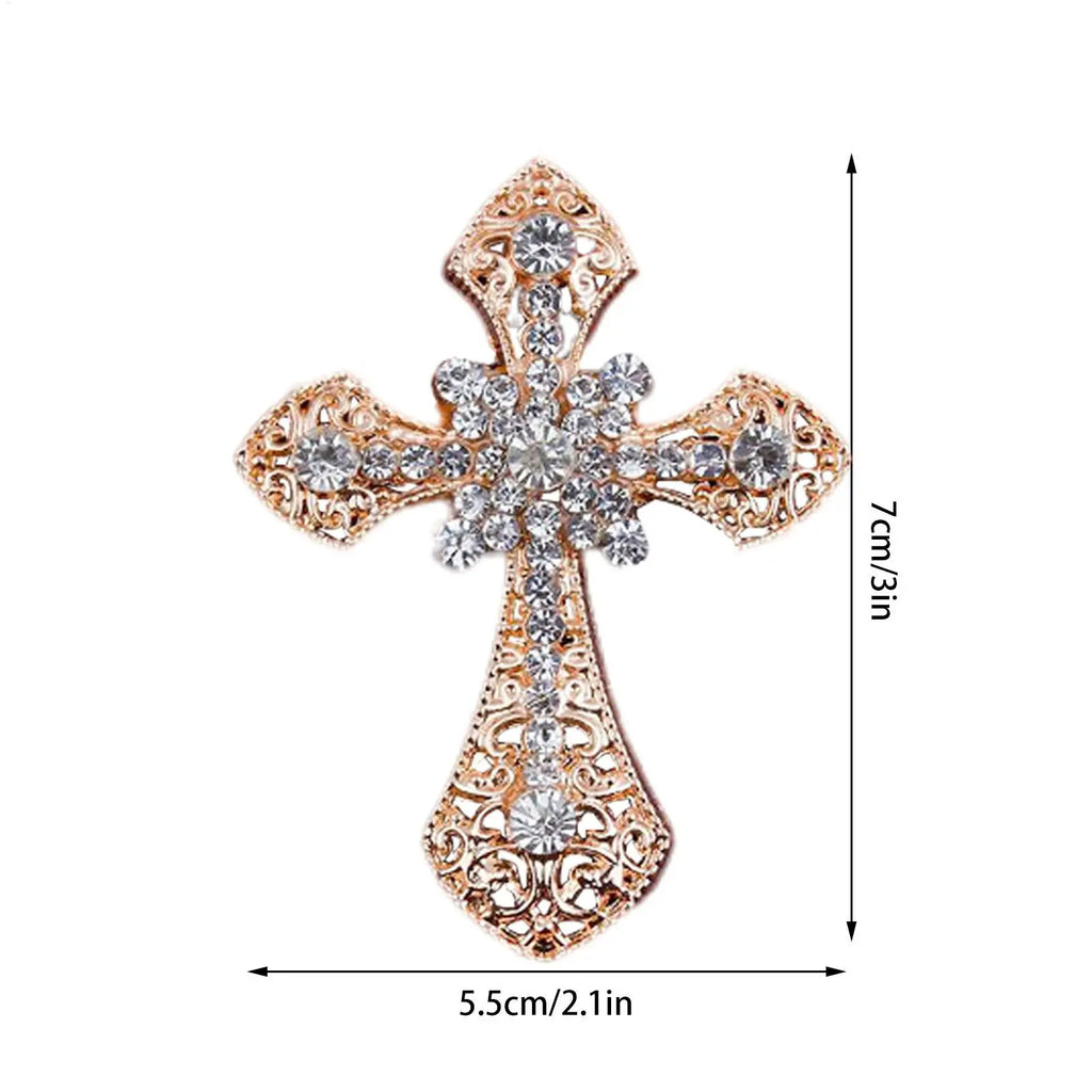 Bling Cross Car Air Vent Clip | Rhinestone Crystal Freshener Car Vent Clip Freshener QXL