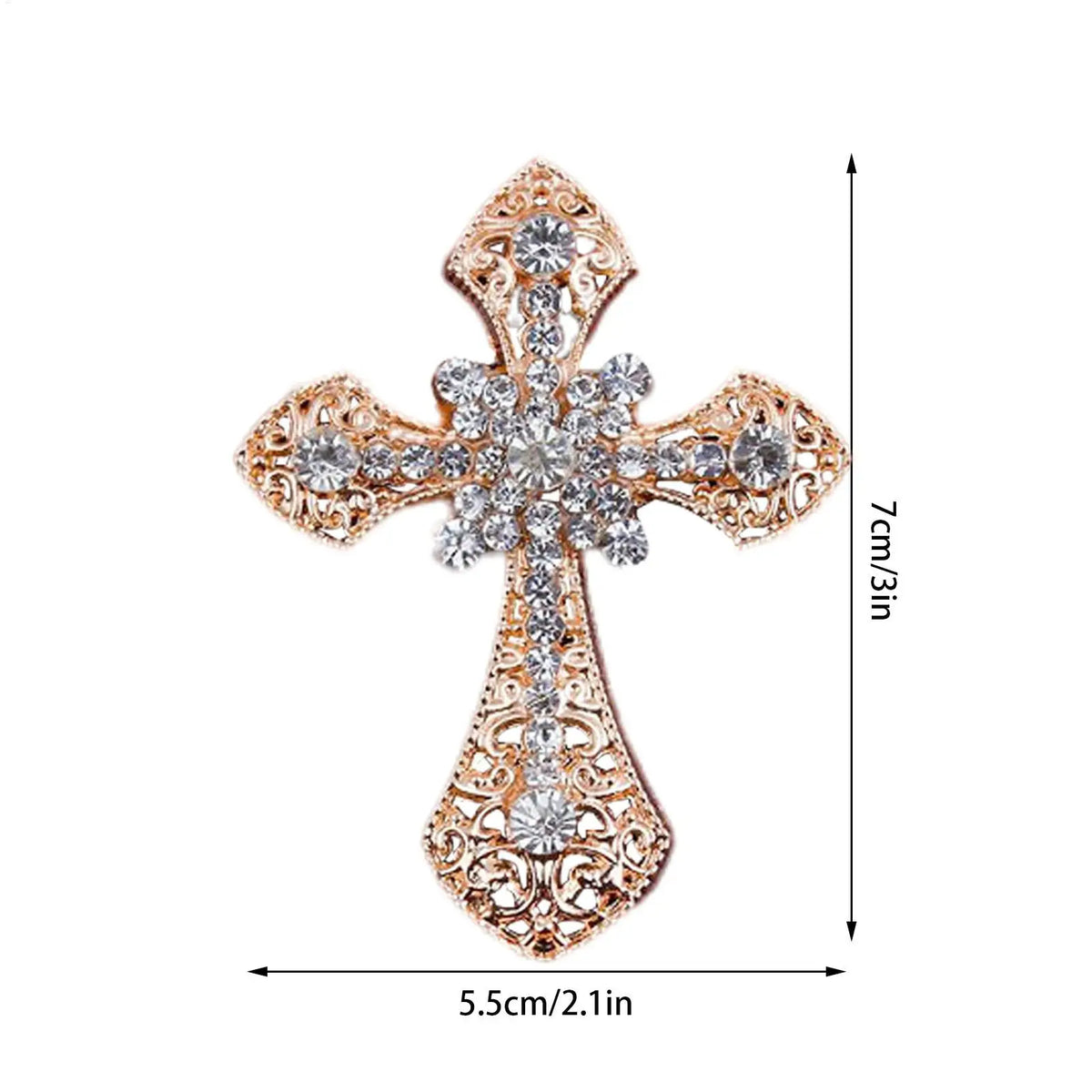 Bling Cross Car Air Vent Clip | Rhinestone Crystal Freshener Car Vent Clip Freshener QXL