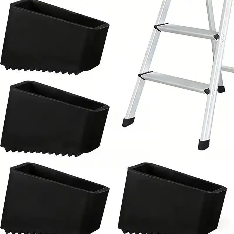4/8-Pack Ladder Anti-Slip Replacement Feet Caps – Heavy Duty Ladder Replacement Caps QXL