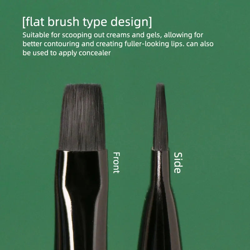 M60 Lip Blending Brush | Flat Head Soft Synthetic Bristles Lip Makeup Brush QXL
