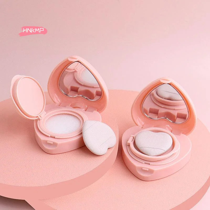 5g Refillable Air Cushion Compact Case with Puff & Mirror Cosmetic Compact Case QXL
