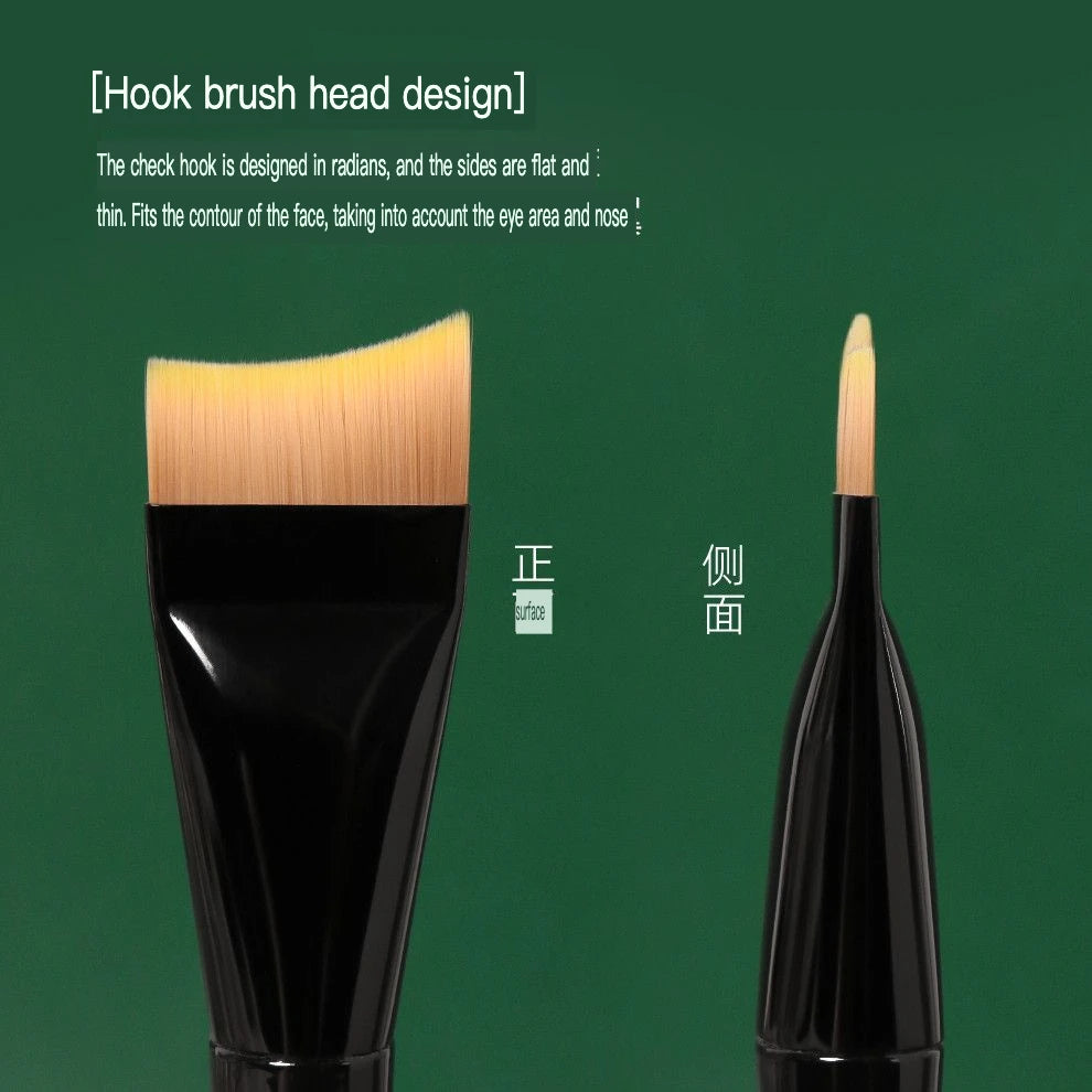 M78 Crescent Foundation Brush – Ultra-Thin Streak-Free Finish Foundation Brush QXL