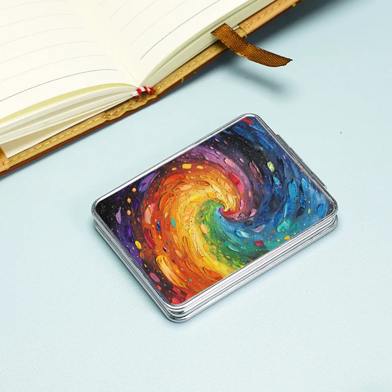 Double-Sided Magnifying Pocket Mirror | Compact Travel Mirror Compact Makeup Mirror QXL HA-15