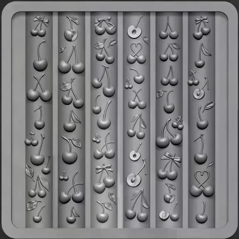 Cherry Silicone Resin Mold – DIY Nail Art & Jewelry Charms Resin Craft Mold QXL Default Title
