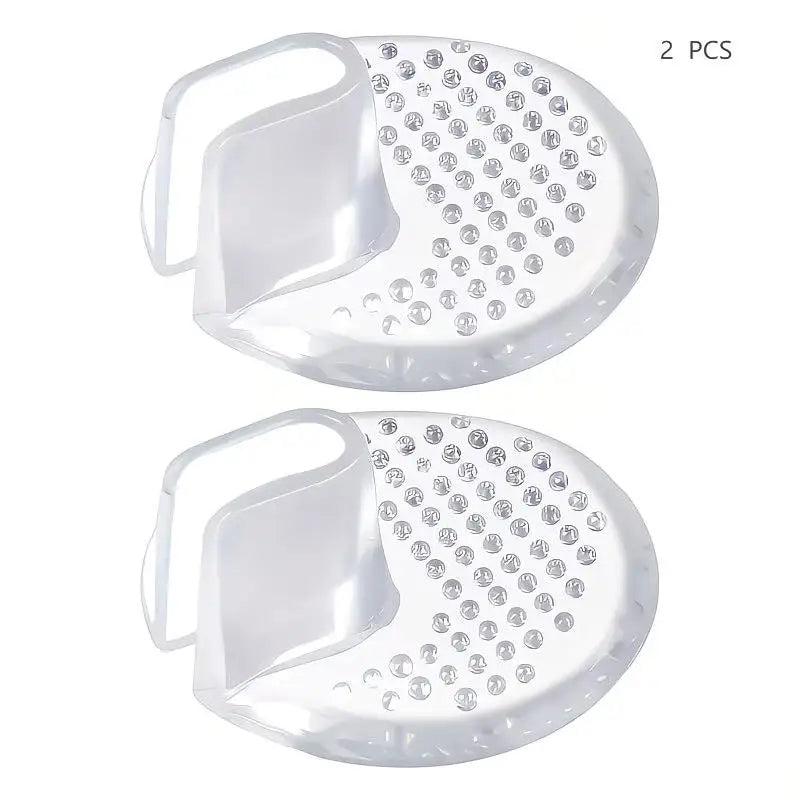 2-Pack Silicone Half Pads for Flip-Flops | Non-Slip Toe Protectors Sandal Toe Pads QXL