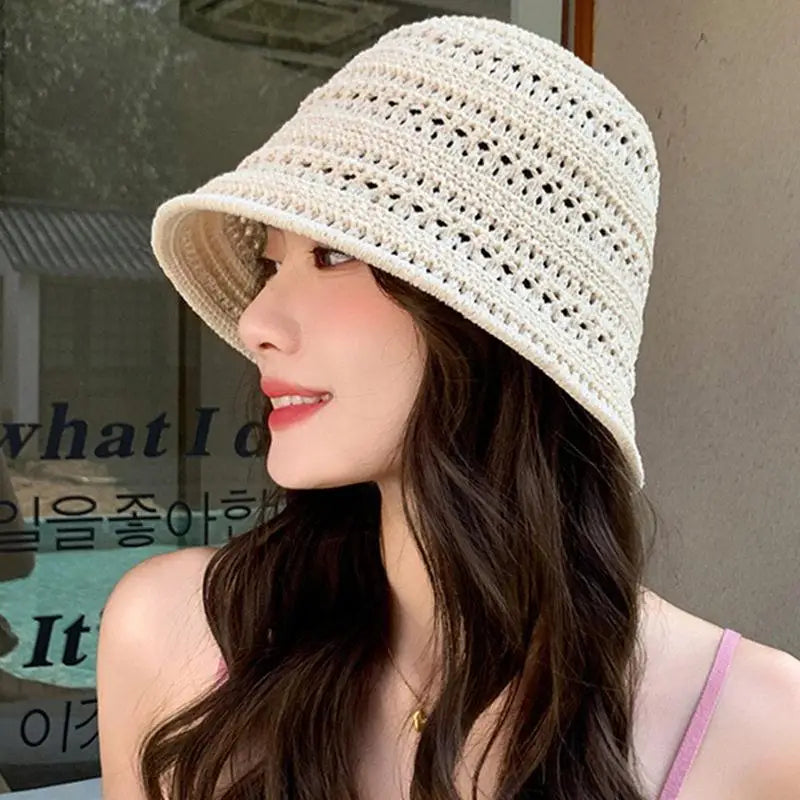 Women's Wide Brim Straw Sun Hat | UV Protection Beach Hat Sun Protection Hat QXL