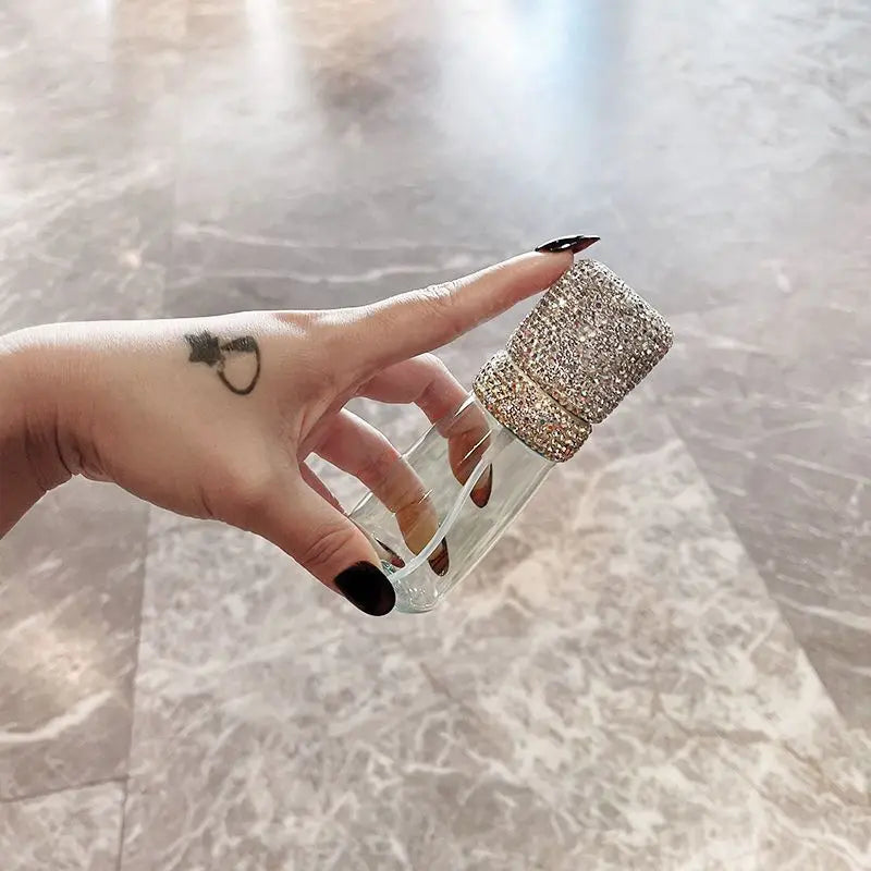 Diamond-Encrusted Ultra Fine Mist Refillable Spray Bottle Refillable Spray Bottle QXL