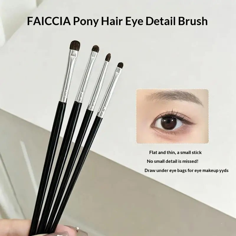 Eyeshadow Brush Set – Soft Nylon Shading & Liner Brushes Eye Makeup Brush Set QXL