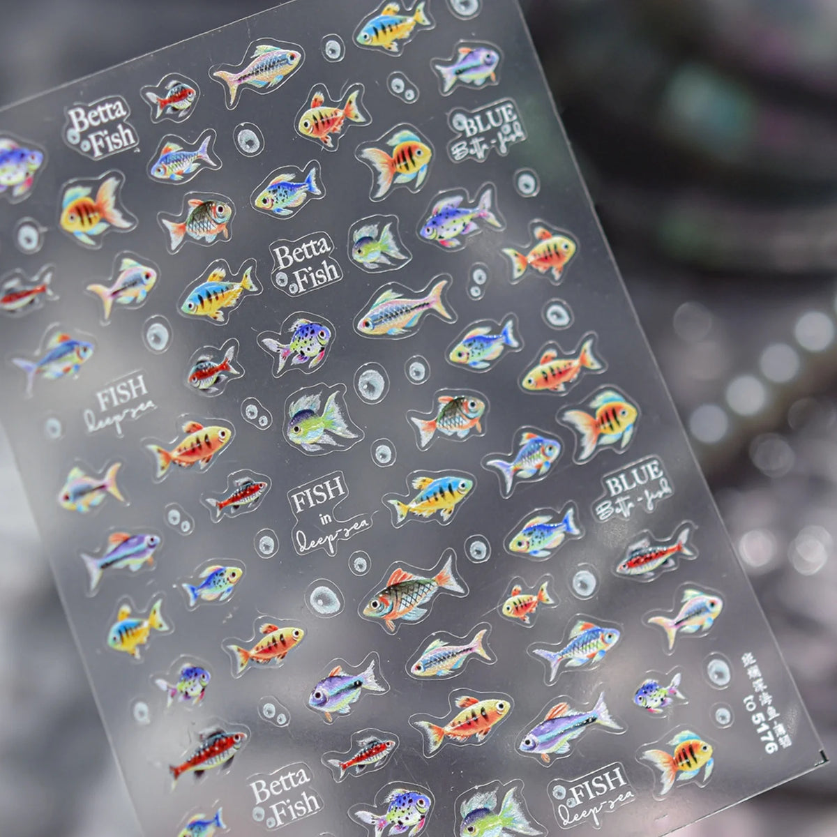 5D Floral & Butterfly Self-Adhesive Nail Art Stickers | NAILFYOU
